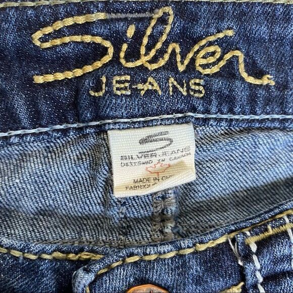 Silver Santorini Jeans Sz 25 - Picture 12 of 14